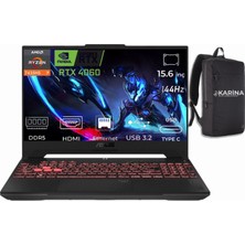 Asus Tuf Gaming A15 Amd Ryzen 7 7435HS FA507NVR-LP030-098 24GB 512GB+512GB Rtx 4060 8gb Windows 11 Pro 144 Hz 15.6" Fhd Taşınabilir Bilgisayar