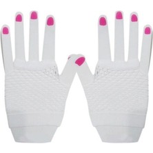 Kısa Beyaz File Eldiven