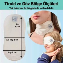 İlaçsız Market Tiroid ve Göz Hint Yağı Sargı Bezi * Detox * Tekrar Kullanılabilir | Lastikli | Beyaz | %100 Sızdırmaz