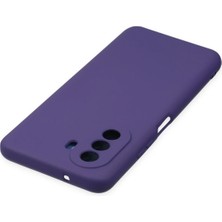 Newface Huawei Nova Y70 Kılıf Nano Içi Kadife Silikon - Mor Nrmsa