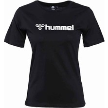 Hummel Hmlnesle S/S Kadın T-Shirt Nefes Alabilir Kumaş ile Şık Tasarımda Siyah