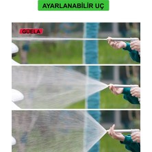 Metal Araba Balkon Bahçe Yıkama Ayarlanabilir Yüksek Tazyikli Köpük Şişeli Uzayan 7.5 Metre Hortumlu
