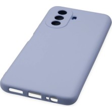 Newface Huawei Nova Y70 Kılıf Nano Içi Kadife Silikon - Lila Nrmsa