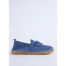 Fabrika Süet Indigo Erkek Espadril Raptor