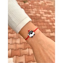 Kuzu Yılbaşı Murano Cam Bileklik