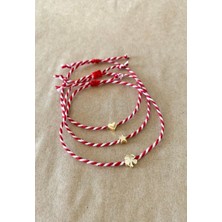 Atelier Çağla 3’lü Kalp Yıldız Yonca Marteniçka Bileklik