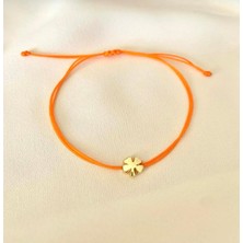 Turuncu Yonca Bileklik