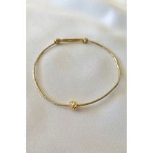 Dorika Ip Bileklik - Altın Renk