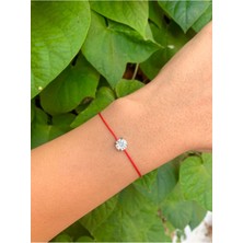 Kırmızı Tektaş Ip Bileklik