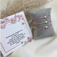 Marteniçka Ip Bileklik (Kalp Bileklik)