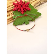 Kırmızı Yeşil Fil Yılbaşı Şans Bilekliği