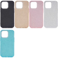 Spia Apple iPhone 13 Pro Kılıf Kırmızı Jade Simli Silikon Kapak  Esnek Ince (Apple iPhone 13 Pro, Kırmızı)