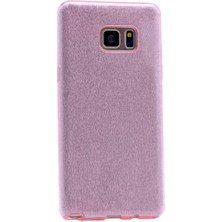 Spia Samsung Galaxy S7 Kılıf Pembe Jade Simli Silikon Kapak  Esnek Ince (Samsung Galaxy S7, Pembe)