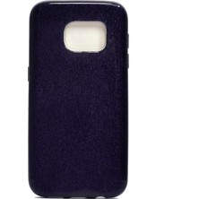 Spia Samsung Galaxy S7 Kılıf Siyah Jade Simli Silikon Kapak  Esnek Ince (Samsung Galaxy S7, Siyah)