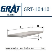 Grat 10410 Polen Filtresi Ducato Iı / Boxer Iı / Jumper Iı 02-