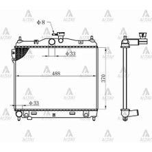 Maher 10546 Radyatör Su Getz 03-11 Benzinli (Mt)