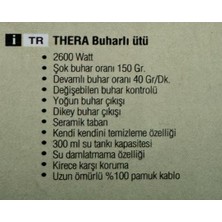 Fakir Thera 2600W Seramik Tabanlı Buharlı Ütü