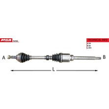 Mga 70795 Aks Sağ Qashqaı 07-11 1.5 Dcı