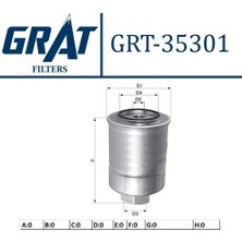 Grat 35301 Yakıt Filtresi Su Ayırıcı D-Max 02-