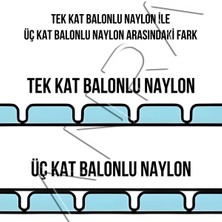 30 cm x 10 mt Üç Kat Kalın Balonlu Naylon Patpat Pıtpıt Ambalaj Paketleme Taşınma Kargo Naylonu 50GR