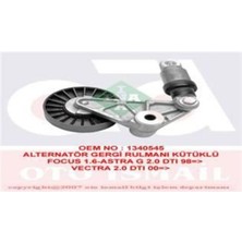 Ina 534003310 V Kayış Gergi Rulmanı Astra G Vectra B Zafira Omega B Sıgnum 2.0 Dtı 16V X20DTL Y20DTH 2.2 Dtı 16V Y22DTR Kütüklü