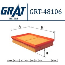 Grat 48106 Hava Filtresi Swift 05- 1.3 1.5 1.6