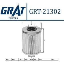 Grat 21302 Yakıt Filtresi Canter 304 449 515 635 Kagıt Tıp
