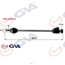 Gva 4424120 Aks Sağ Uno 70 1.4i 94-