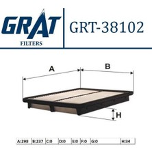 Grat 38102 Hava Filtresi Sorento 02-10 2.5 Crdı