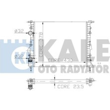 Kale Oto Radyatör 0518182AL Su Radyatörü Clıo Iı 1.5 Dcı 65PS Nac K7M K7J E7J K4M Nac Kangoo 1 I 1.4 Isıtma Soğutma Sist. 38078905