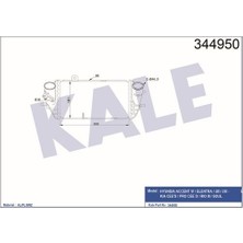 Kale Oto Radyatör 344950 Turbo Radyatörü Accent Blue 1.6crdı 11-I20 1.1crdı 12- I30 1.4 1.6crdı 12- Al Pl Brz