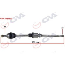 Gva 4429113 Komple Aks Sağ Fiorino 1.3 Mtj 07 13 953MM Aks Lale Li