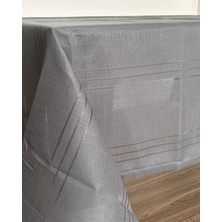 160 x 220 Masa Örtüsü Dertsiz,leke Tutmaz Keten Colber Kumaş,gri,ekru,füme,taş Gri,siyah,8 Kişilik