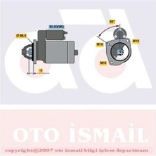 Bosch 1108400 Marş Motoru 206 307 Partner / Berlıngo 2.0 Hdı 10 D