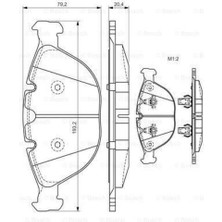 Bosch 986494217 Fren Balatası Ön Bmw X5 E53 00-06 4.4 4.6 4.8