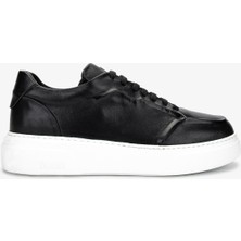 Valmenti Erkek  Deri Siyah Deri Sneakers & Spor Ayakkabı 1110 105 Erk Ayk Y25 Sıyah Dr