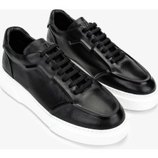 Valmenti Erkek  Deri Siyah Deri Sneakers & Spor Ayakkabı 1110 105 Erk Ayk Y25 Sıyah Dr