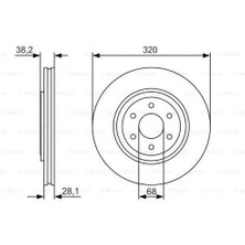 Fren Diski Ön Navara 14- NP300 08- Pathfınder 05- 17 Jant Havalı