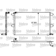 Valeo 816908 Klima Radyatörü Polo Classıc 96- Caddy Iı 95- / Cordoba 95- Ibiza Iı 93- Inca 95-