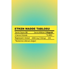 Vitapol Magnezyum L-Treonat 2000 mg 100 Vegan Kapsül