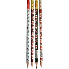 Artlantis Penguen Yuvarlak Kurşun Kalem 4 Adet 1 Paket Fatih Kurşun Kalem 2b Siyah Kurşun Kalem Penguen Desenli 2 B Kalem