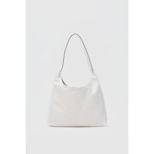 Shule Bags Gina Vintage Omuz Çantası Krem