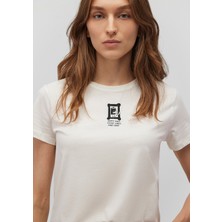 Baskılı Beyaz TIŞÖRT1612636-80194