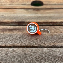 Latte Art Kahve Fincanı Anahtarlık - Barista Aksesuarı, Kahve Severler Için Özel Tasarım