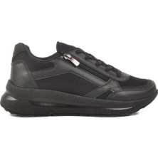 Ayakmod 2420 G  Hafif Esnek Siyah Sneaker
