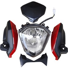 Rks Titanic 150 Far ve Granajı 5 Parça Kırmızı