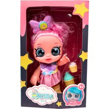 Global Toys Renkli Şeker Kız Konuşan Roza Bebek (30 Cm)