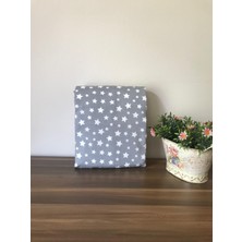 Asev Home İpli Ayarlanabilir storperli Ütü Masası Kılıfı örtüsü bezi Ahter Gri 55x140 cm