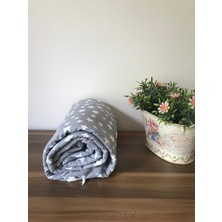 Asev Home İpli Ayarlanabilir storperli Ütü Masası Kılıfı örtüsü bezi Ahter Gri 55x140 cm