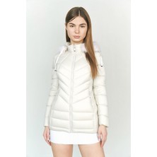 Mary & Mary Italyan Kürk Kapüşonlu Şişme Mont